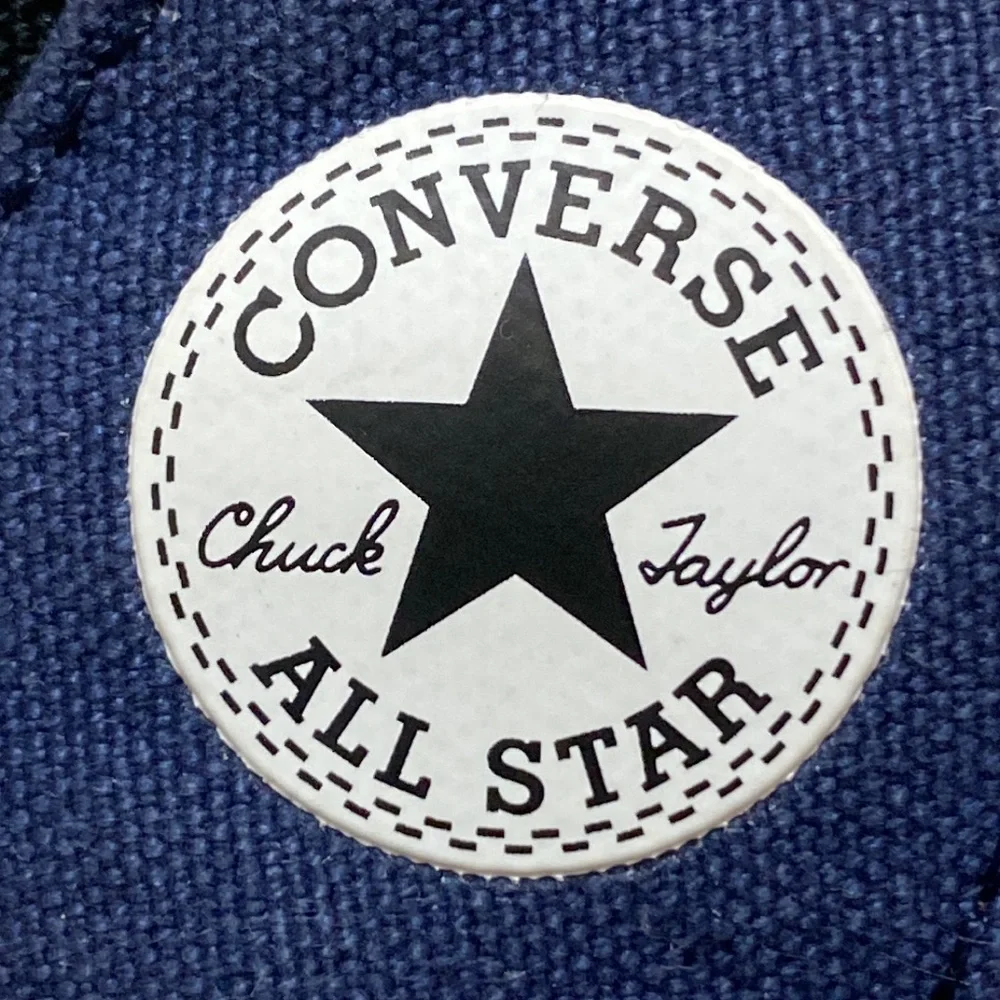 Converse Shoes Sneakers Chuck Taylor All Star Kids Junior 12 Unisex black blue